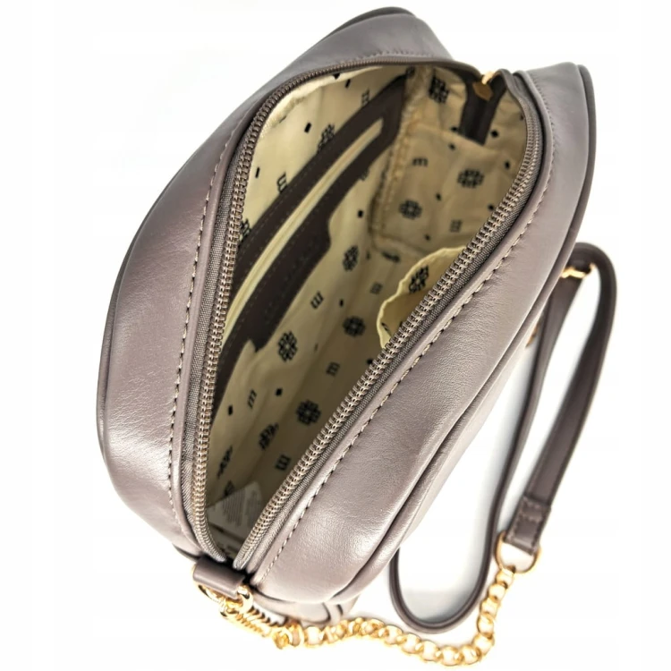 Torebka listonoszka crossbody Monnari BAG4110-015 szaro-beżowa