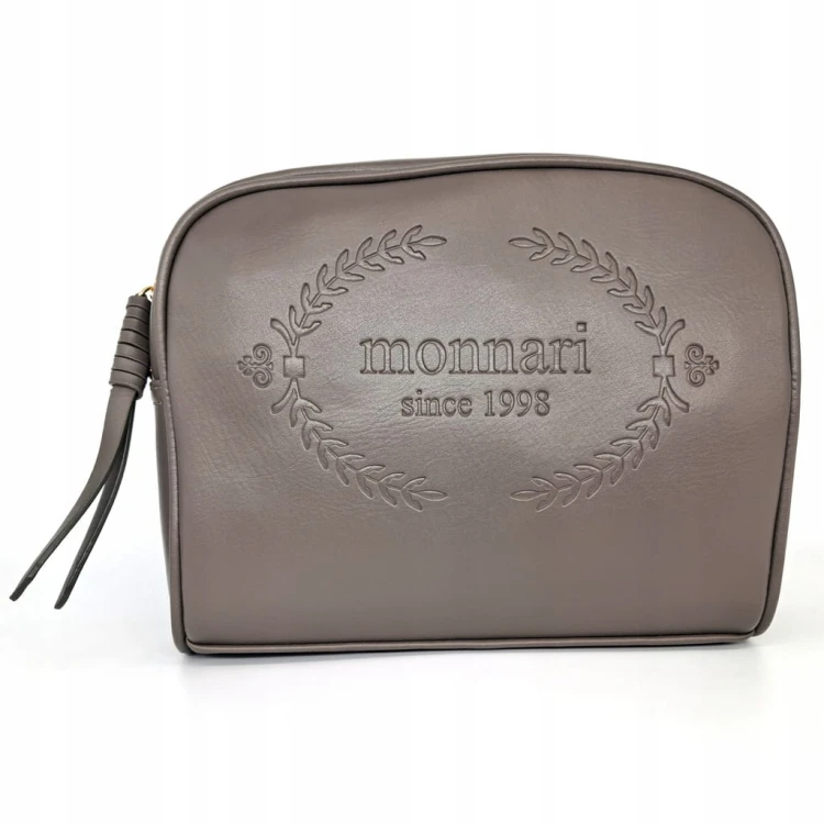 Torebka listonoszka crossbody Monnari BAG4110-015 szaro-beżowa