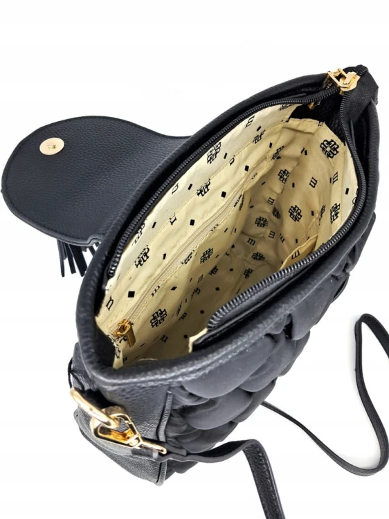 Torebka listonoszka Monnari BAG4710-020 czarna
