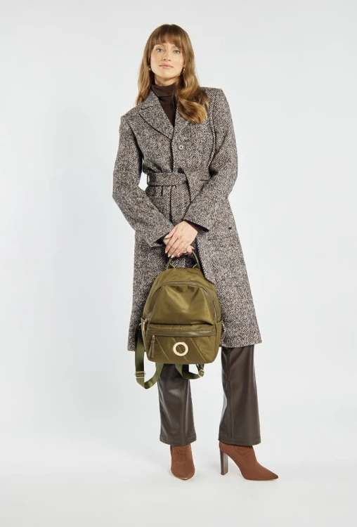 Plecak damski Monnari BAG5380-008 ciemno zielony
