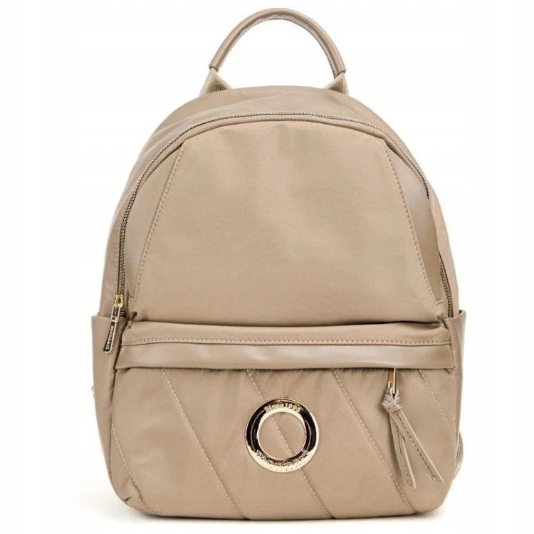 Plecak damski Monnari BAG5380-015 ciemny beż