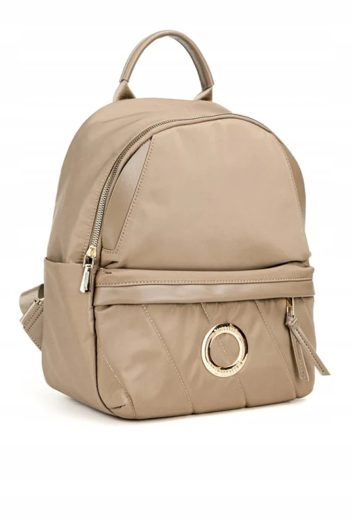 Plecak damski Monnari BAG5380-015 ciemny beż