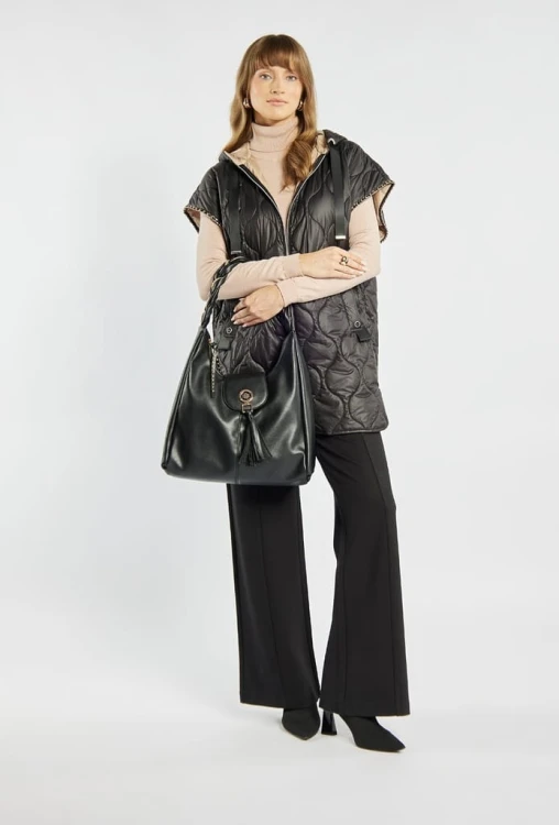 Torebka worek Monnari BAG5050-020 czarna