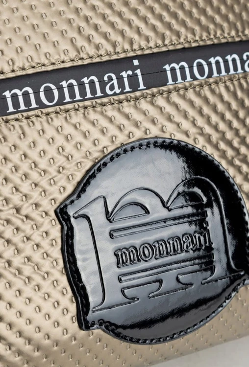 Torebka worek Monnari BAG4380-M23 ciemny złoty
