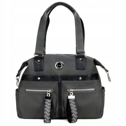 Torebka shopperka Monnari BAG4300-M08 zielono-czarna