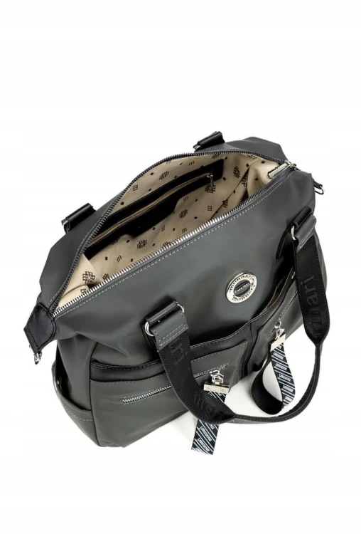 Torebka shopperka Monnari BAG4300-M08 zielono-czarna