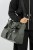 Torebka shopperka Monnari BAG4300-M08 zielono-czarna