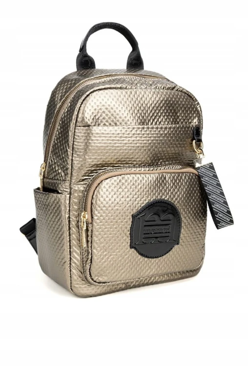 Plecak damski Monnari BAG4390-M23 ciemny złoty