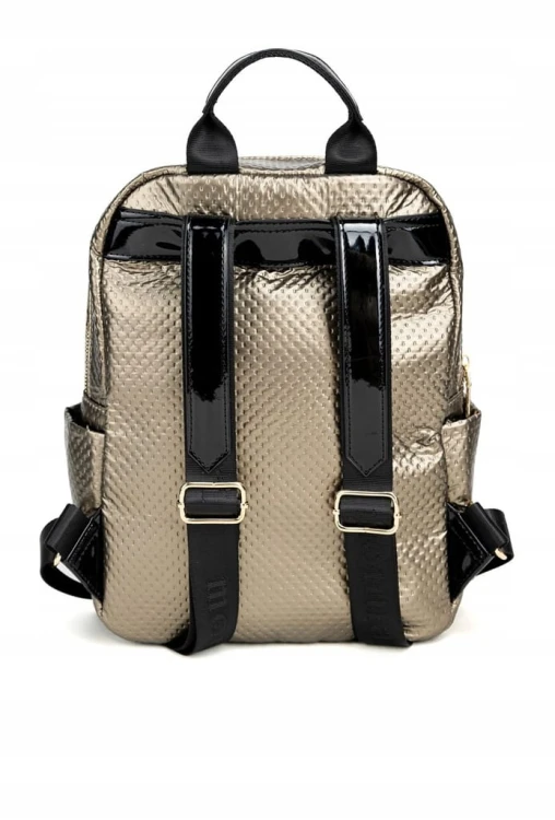 Plecak damski Monnari BAG4390-M23 ciemny złoty