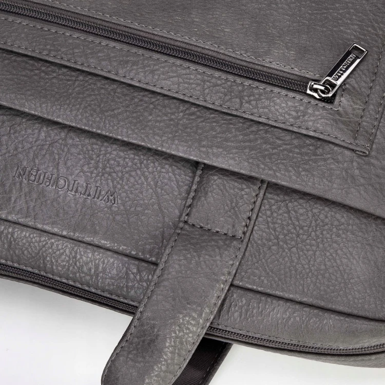 Torba na laptopa 17 " WITTCHEN 100-3P-913-8 szara z ekoskóry