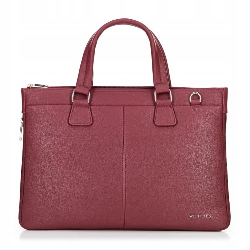 Torba na laptopa WITTCHEN 100-3P-904-3 bordowa 14,5”