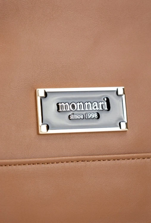 Torba damska Monnari BAG6550-017 na laptopa brązowa