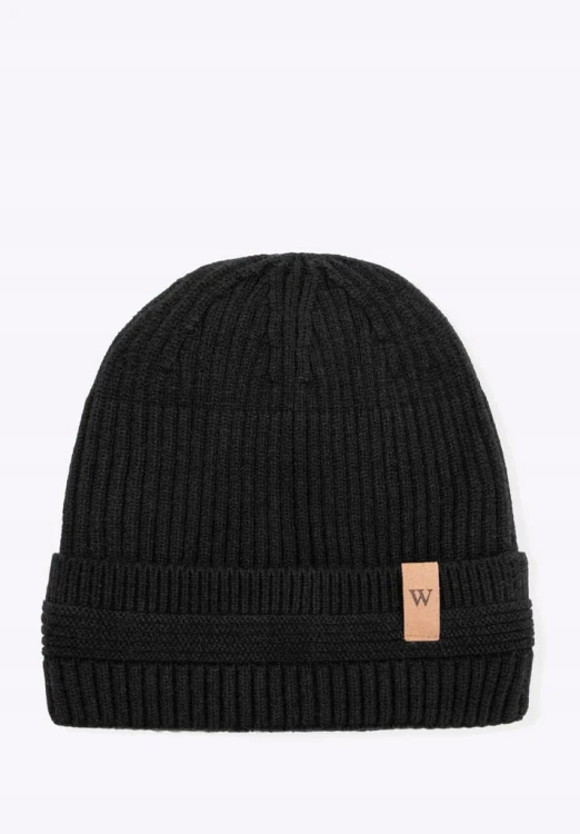 Czapka zimowa WITTCHEN 101-HF-004-1 beanie czarny