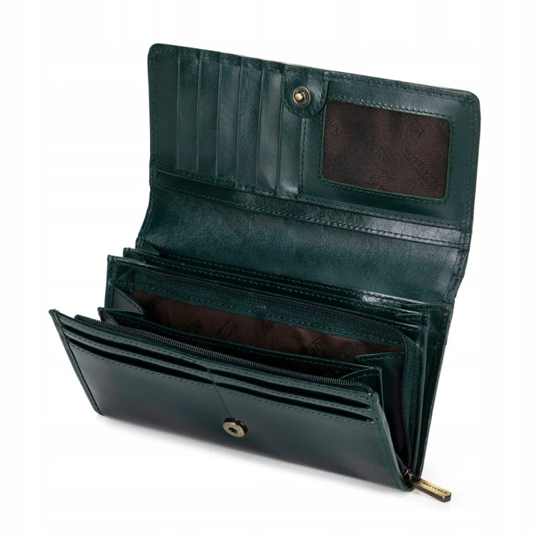 Portfel Wittchen Florence damski 14-1L-903-00 skóra zielony