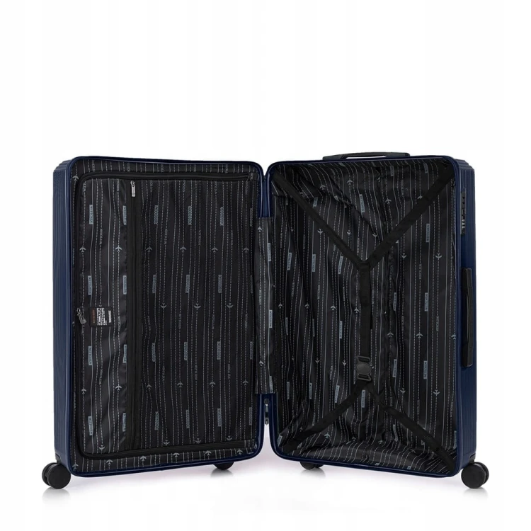 Walizka duża WITTCHEN Stripes Line ABS 56-3A-603-90 granatowa 96L