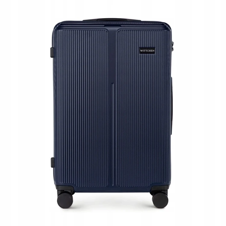 Walizka średnia WITTCHEN Stripes Line ABS 56-3A-602-90 granatowa 65L