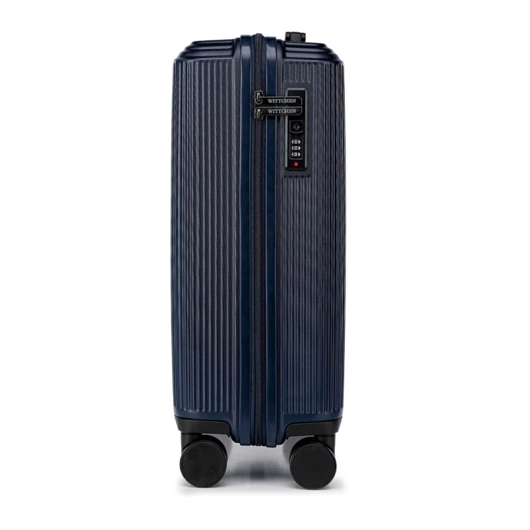 Walizka kabinowa WITTCHEN Stripes Line ABS 56-3A-601-90 granatowa 36L