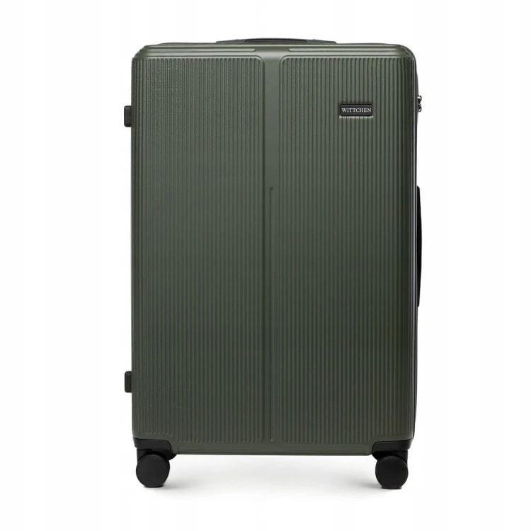 Walizka duża WITTCHEN Stripes Line ABS 56-3A-603-85 khaki 96L