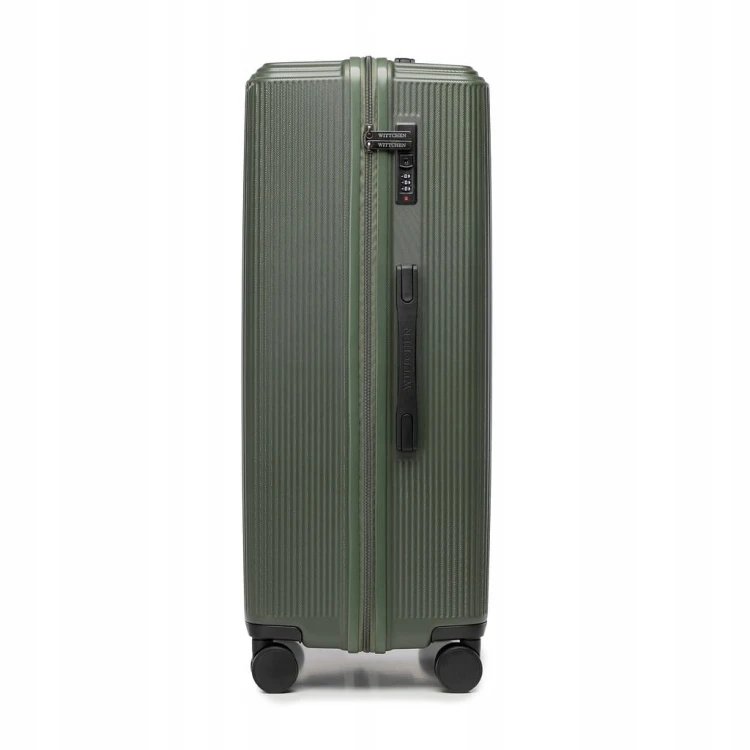 Walizka duża WITTCHEN Stripes Line ABS 56-3A-603-85 khaki 96L
