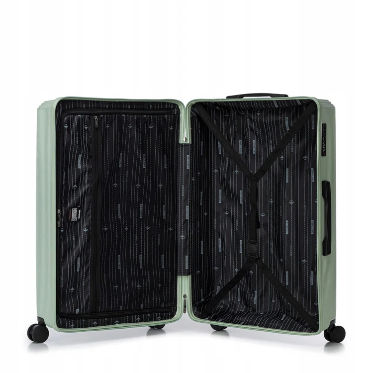 Walizka duża WITTCHEN Stripes Line ABS 56-3A-603-80P miętowa 96L