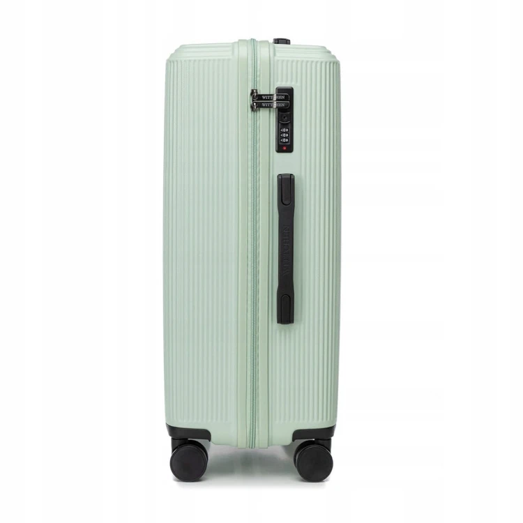 Walizka średnia WITTCHEN Stripes Line ABS 56-3A-602-80P miętowa 65L