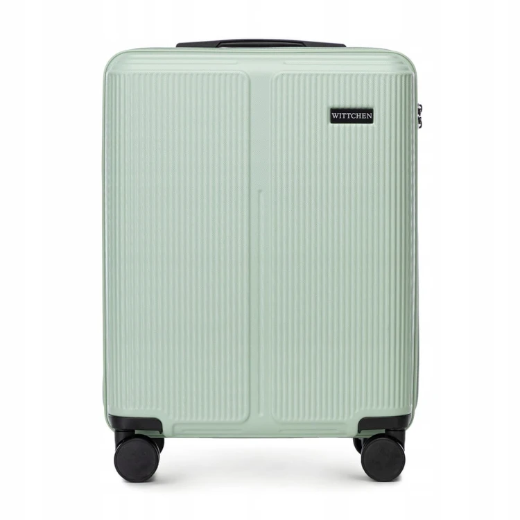 Walizka kabinowa WITTCHEN Stripes Line ABS 56-3A-601-80P miętowa 36L