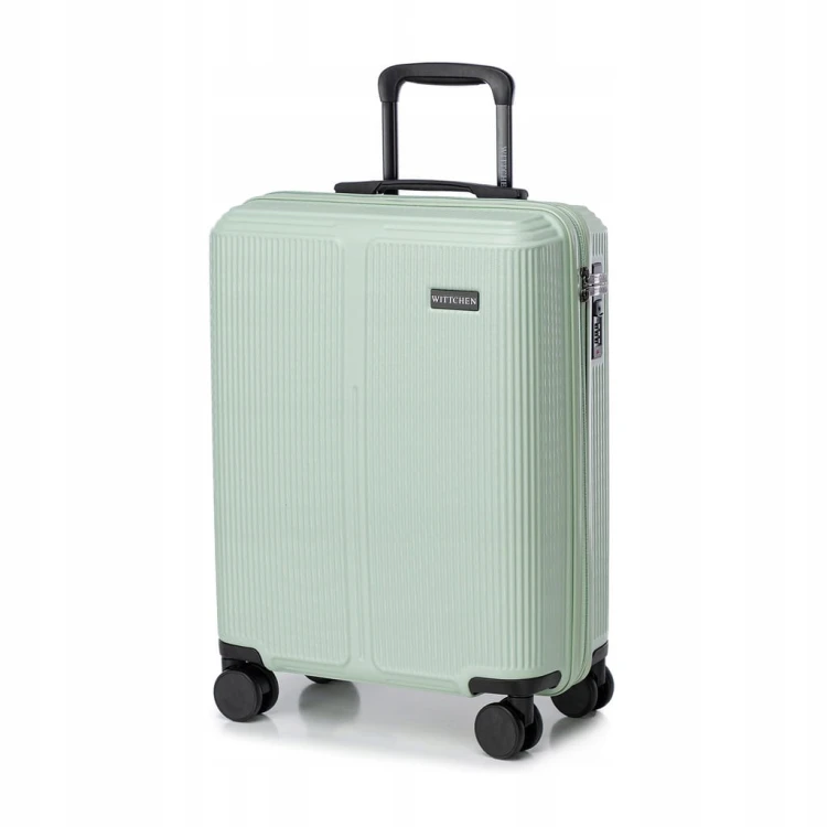 Walizka kabinowa WITTCHEN Stripes Line ABS 56-3A-601-80P miętowa 36L